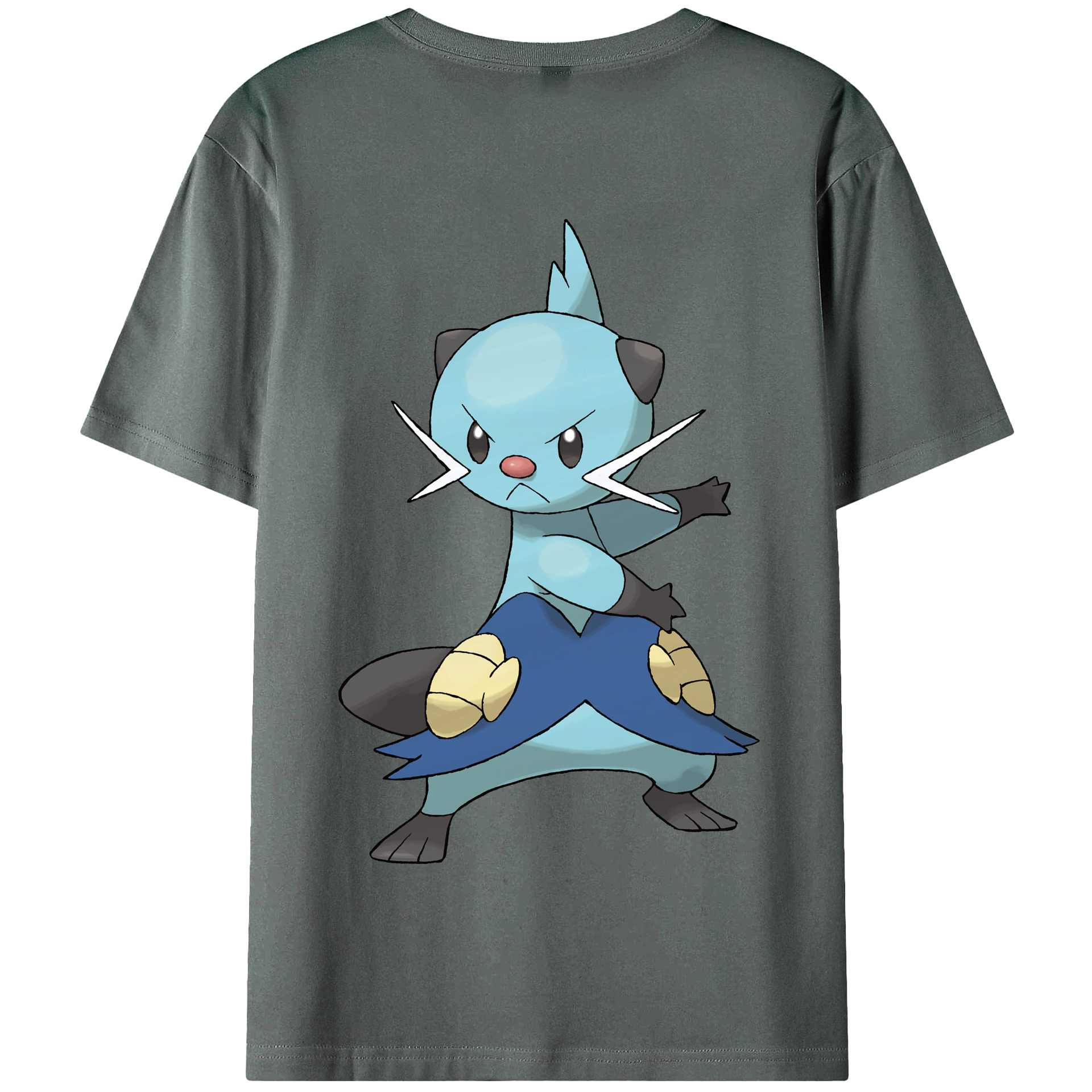 （画像用） ポケットモンスター Pokémon 綿100％半袖Tシャツ（背面プリント）